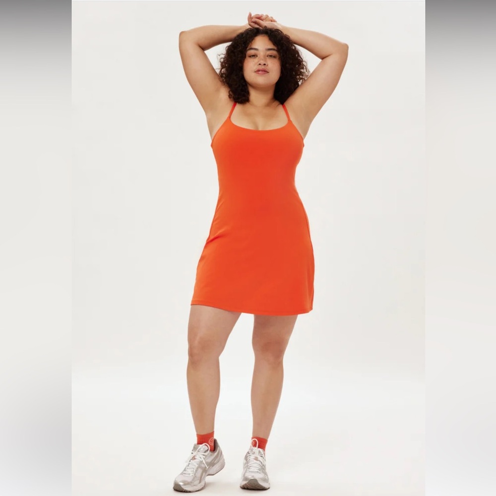 girlfriend collective - NWT Racer Juliet Strappy Dress size M